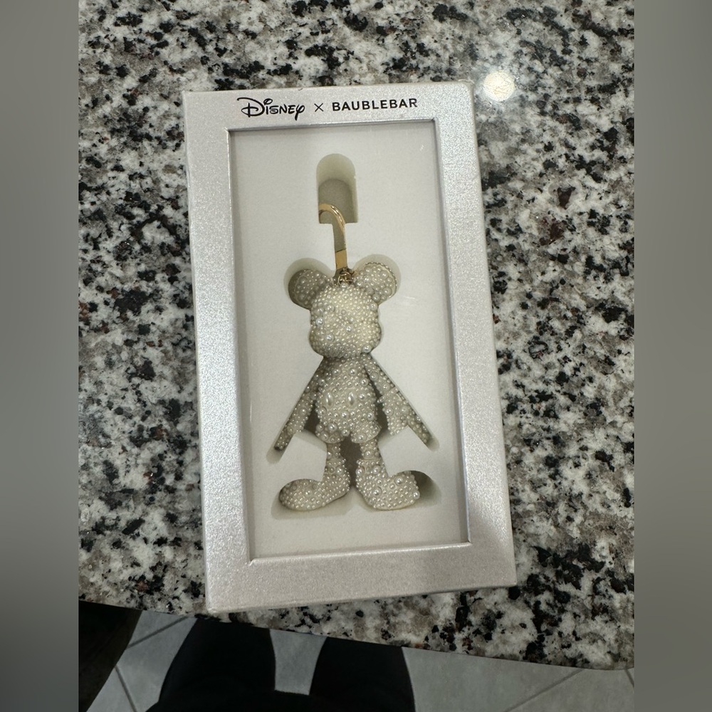 Disney Baublebar Pearl Keychain